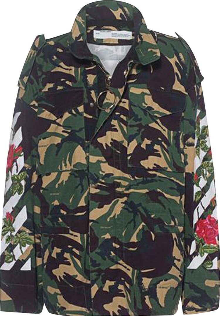 

Куртка Off-White Diagonal Rose Stripes Camo Jacket 'Camo', разноцветный, Черный, Куртка Off-White Diagonal Rose Stripes Camo Jacket 'Camo', разноцветный