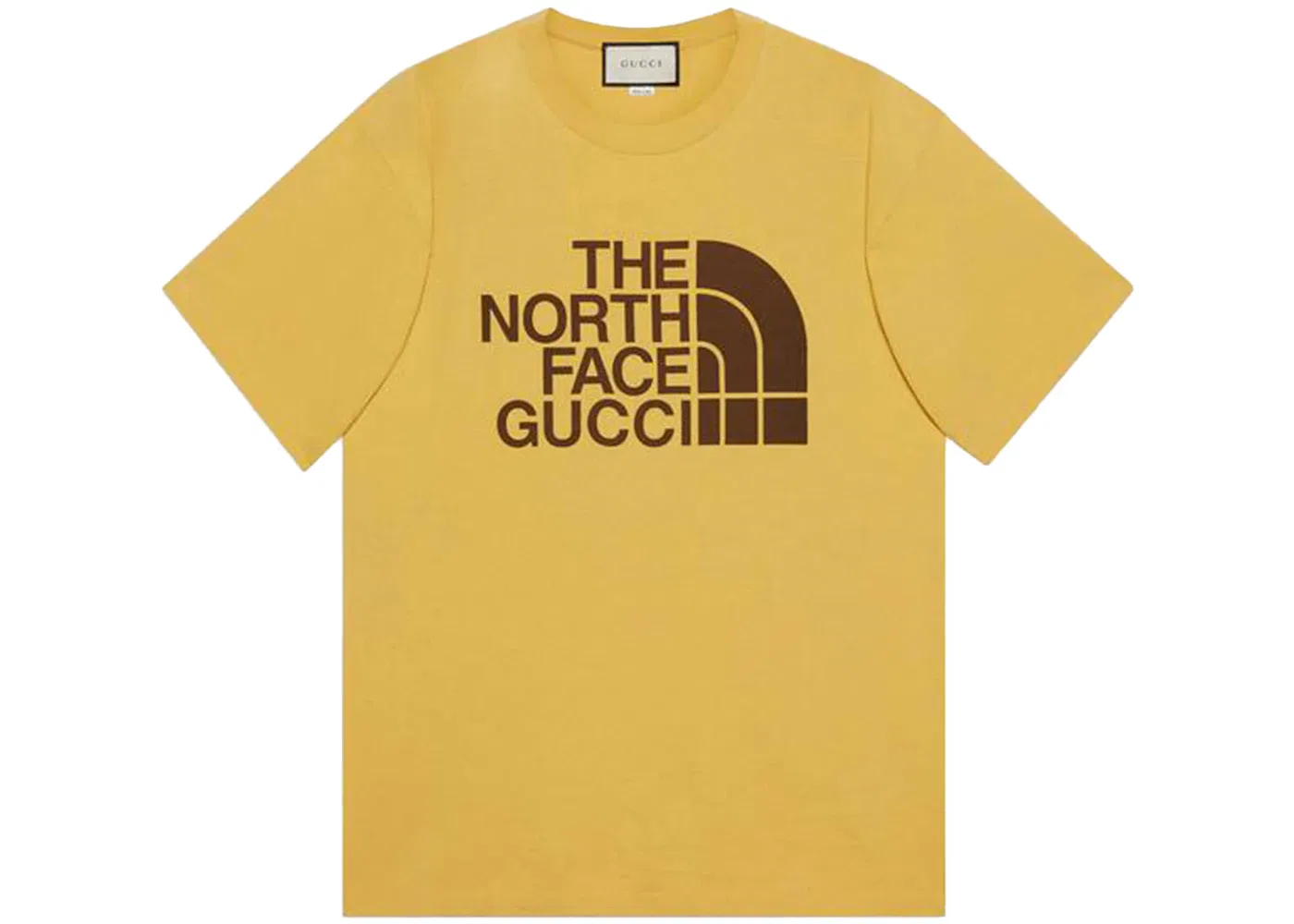 Мужская футболка с принтом Oversize T-shirt Gucci, Gold