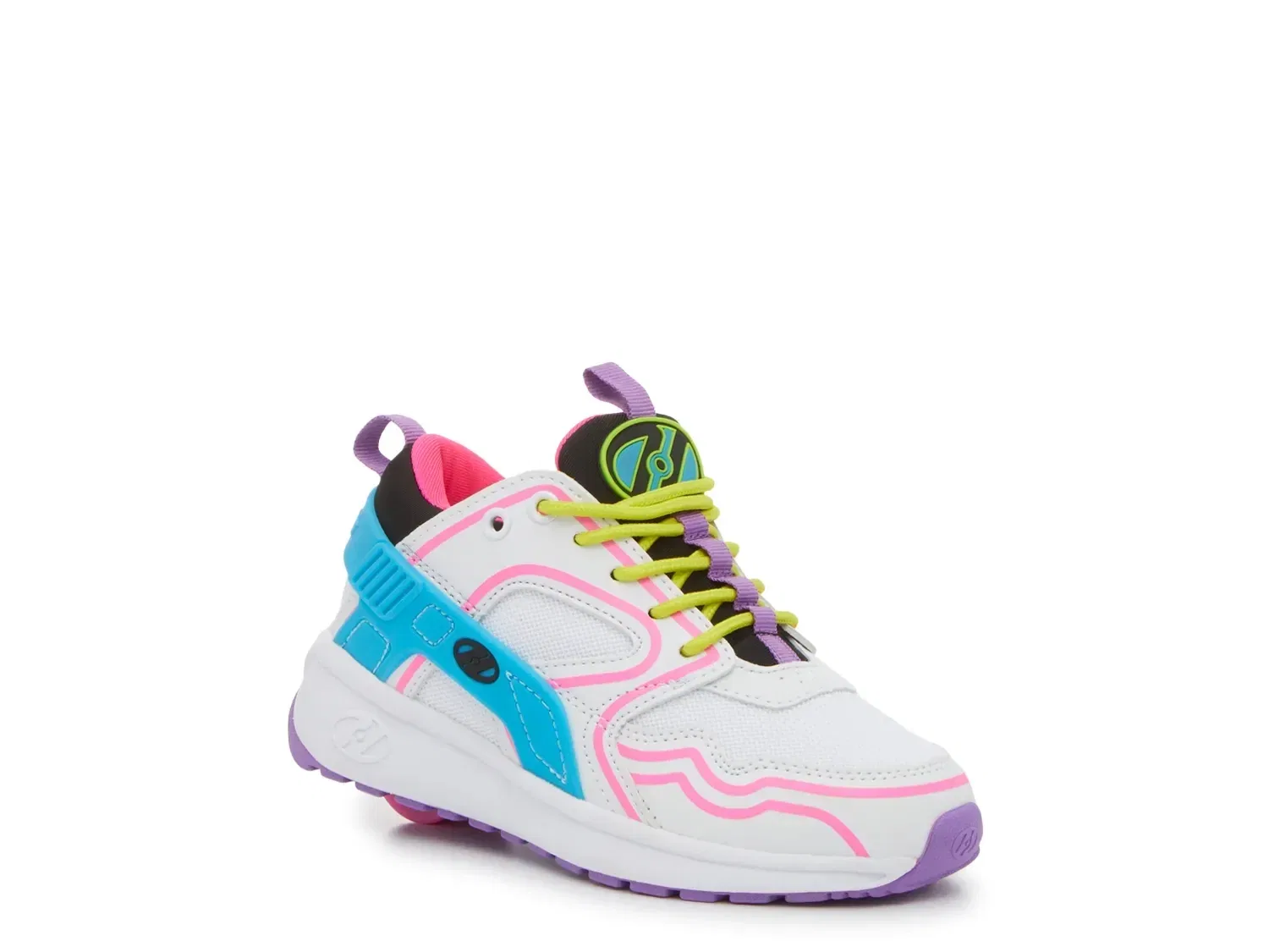 Кроссовки с колесиками Force, Heelys, белый/мультиколор
