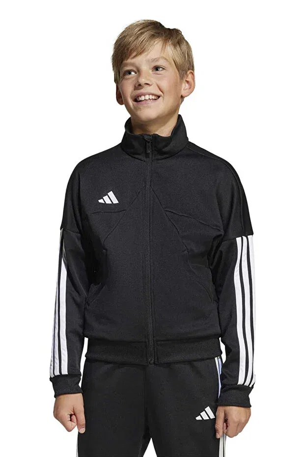 Детская толстовка для девочек с принтом Adidas, Black/White