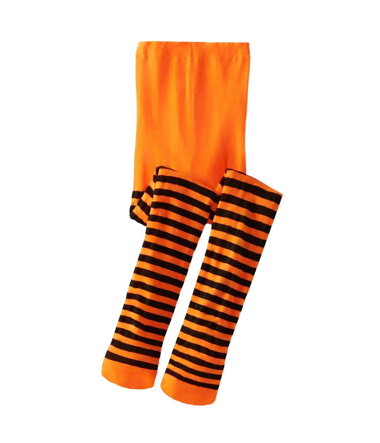 Колготки в полоску (для малышей, маленьких и больших детей) Striped Tights (Toddler/Little Kid/Big Kid) Jefferies Socks, Orange/Black