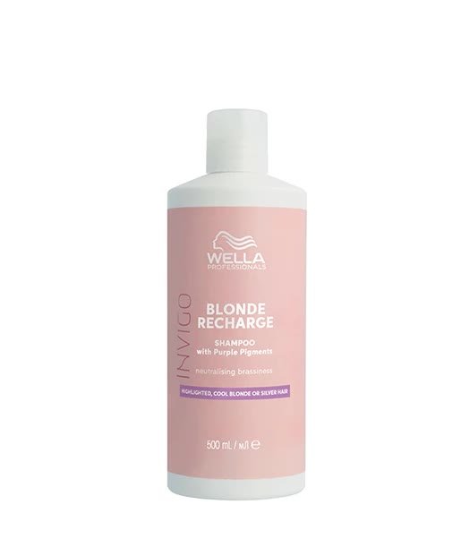 

Wella Invigo Color Recharge Cool Blonde Shampoo, Освежающий шампунь для холодных оттенков блонд 500 мл