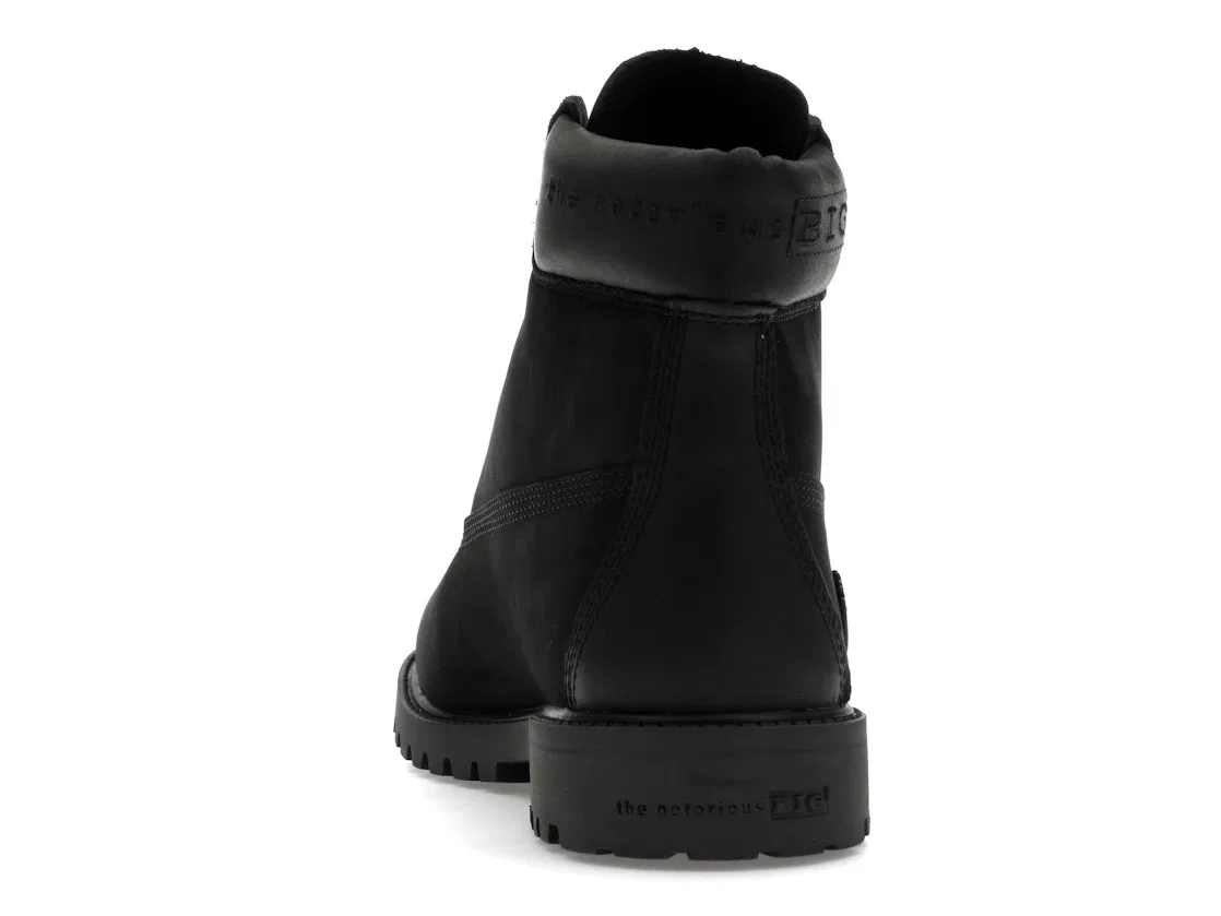 Детские ботинки с высоким берцем The Notorious B.I.G. Timberland, Black/Gold — фото 4