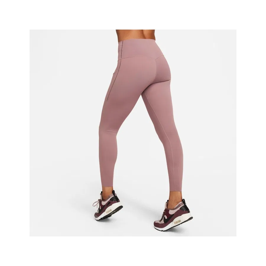 Женские леггинсы для тренировок с высокой посадкой 7/8 Dri-Fit Universa Medium-Support High-Waisted Nike, Коричневый — фото 2