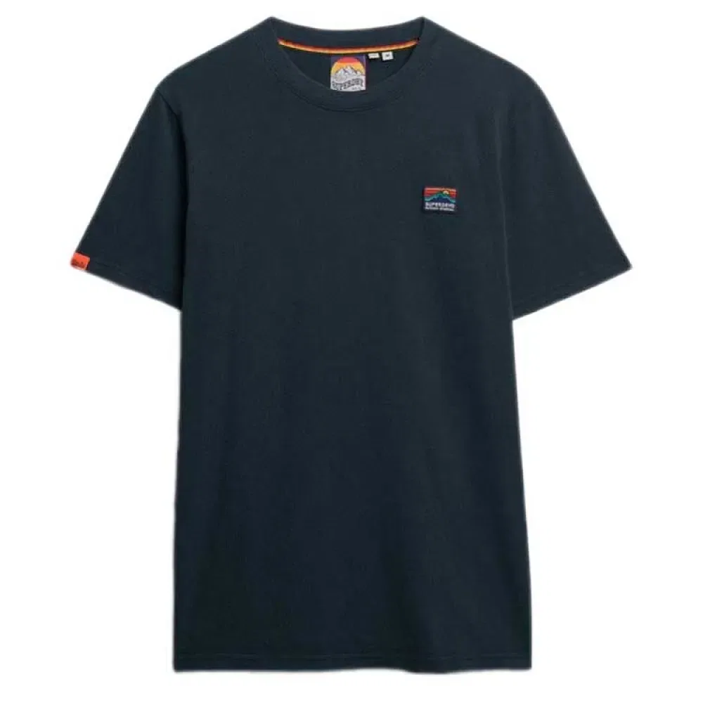 Футболка с коротким рукавом Relaxed Fit Great Outdoors Emb Superdry, синий