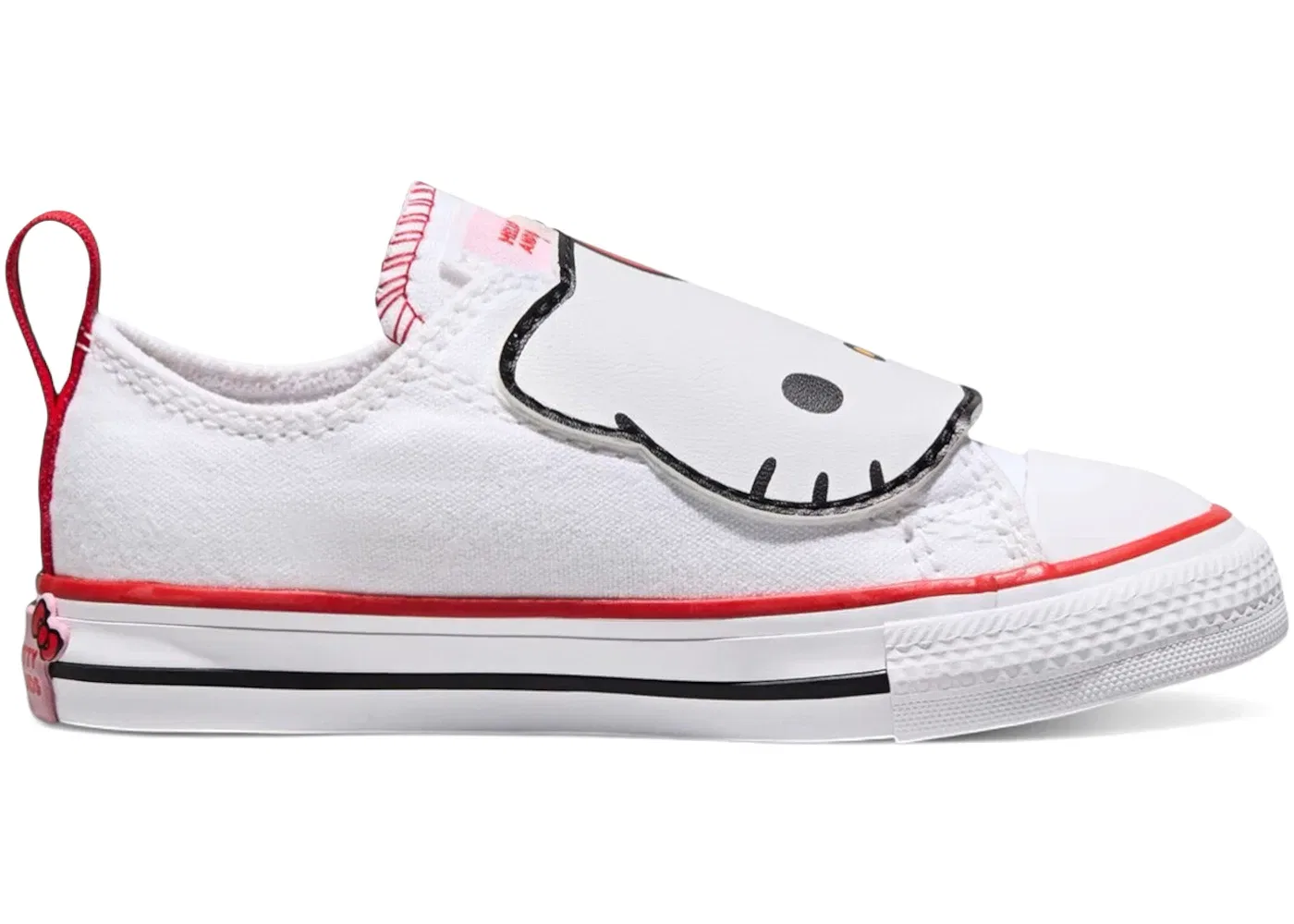 Детские кеды Lifestyle с ремешком Converse Chuck Taylor All Star One Strap, White/White/Red