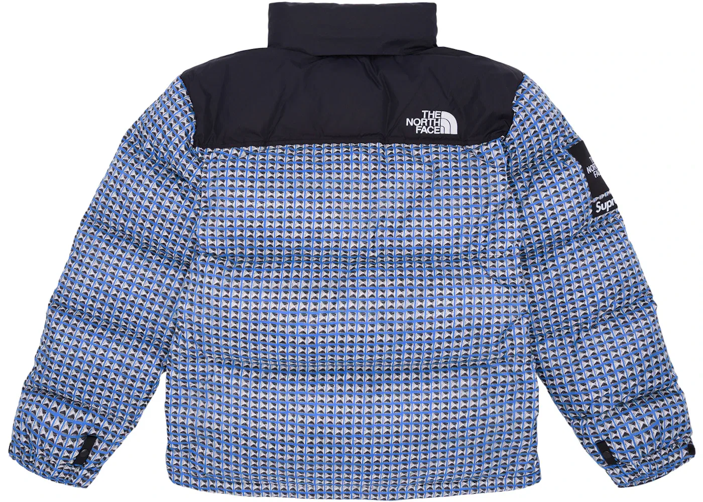 Мужская куртка Supreme The North Face Studded Nuptse Jacket, Royal — фото 3
