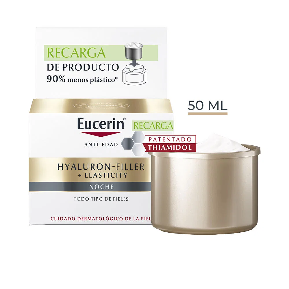 Ночной крем-рефилл Eucerin Hyaluron-Filler + Elasticity, 50 мл, для лица