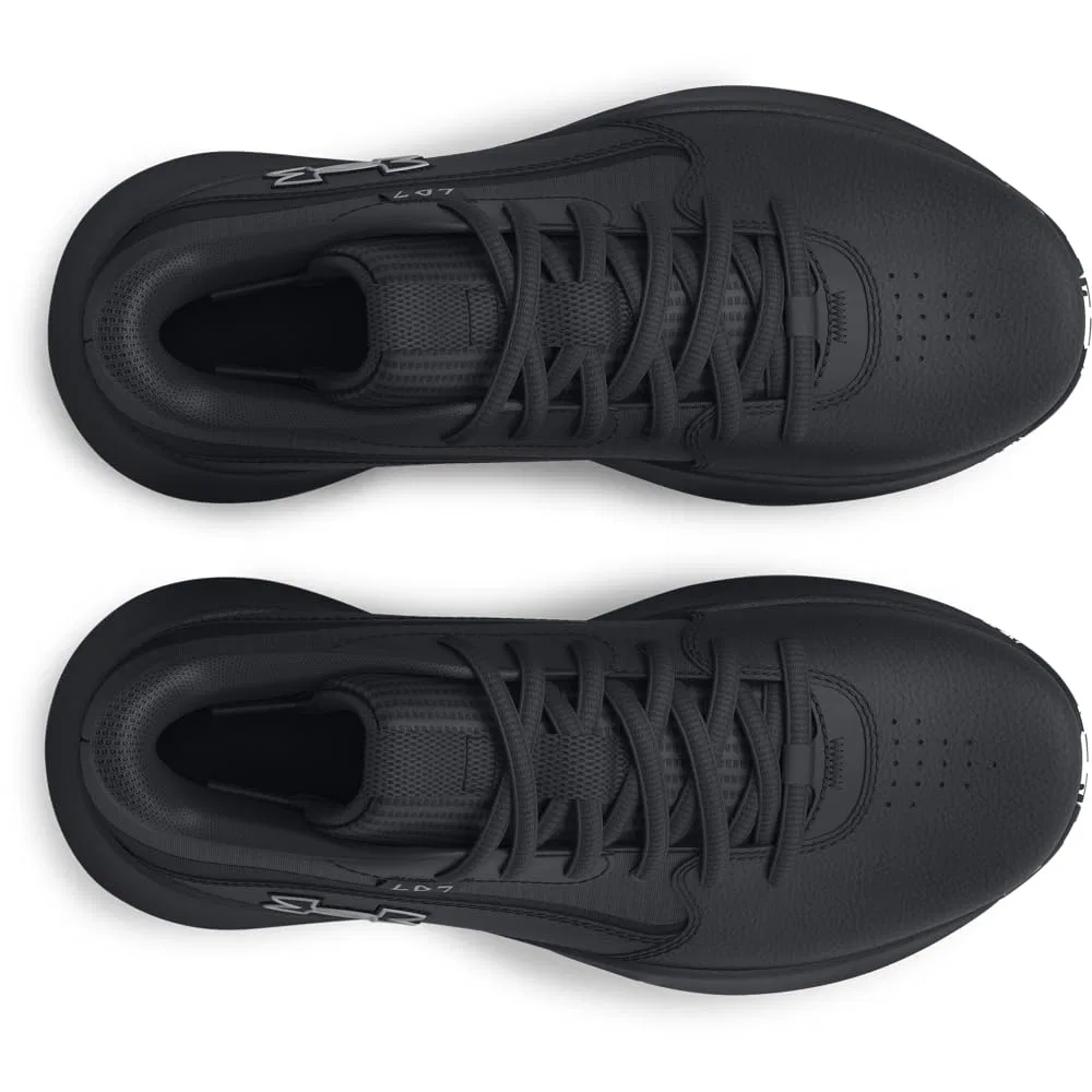 Детские баскетбольные кроссовки для мальчиков Lockdown 7 Under Armour, Black Black Metallic Silver — фото 4