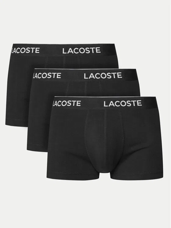 Комплект боксеров Lacoste, 3 шт, черный