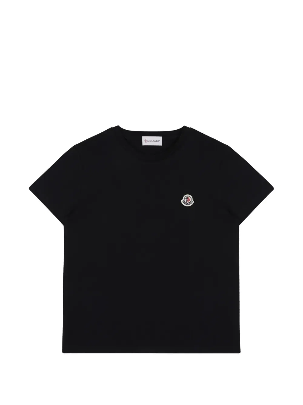 Футболка с нашивкой-логотипом (набор из трех) Moncler Enfant, бежевый — фото 4