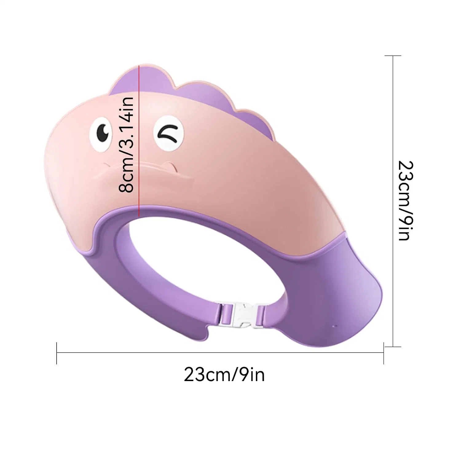 Детская шапочка для душа с динозавром Wpsagek, 100 г, Purple — фото 4