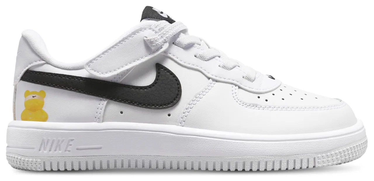 Кроссовки для мальчиков Force 1 Low EasyOn GB Nike, белый/черный