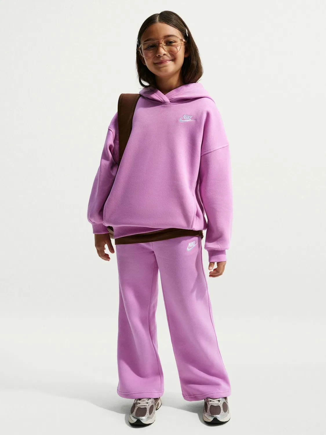 Джоггеры свободного кроя Nike Club Fleece, Magenta Pink