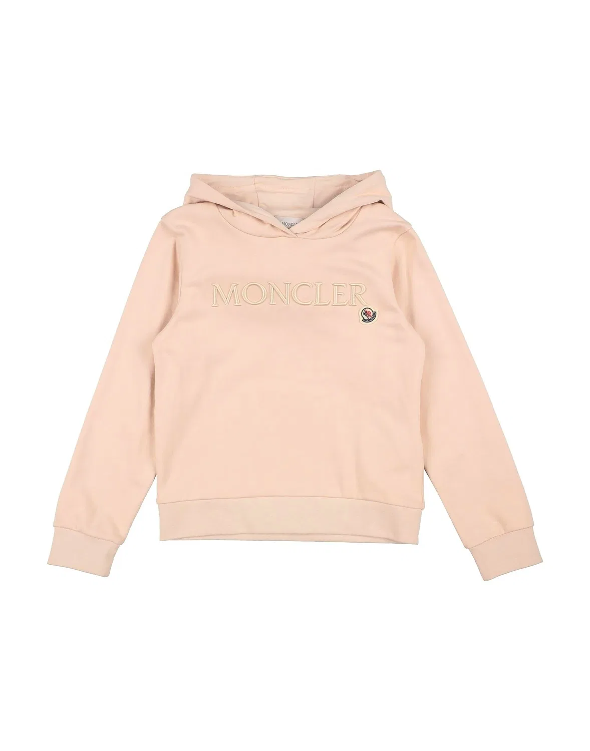 Детский свитшот для девочек с капюшоном Moncler, Light Pink