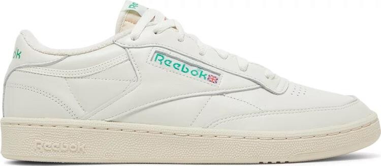 

Кроссовки club c 1985 tv 'chalk glen green' Reebok, белый