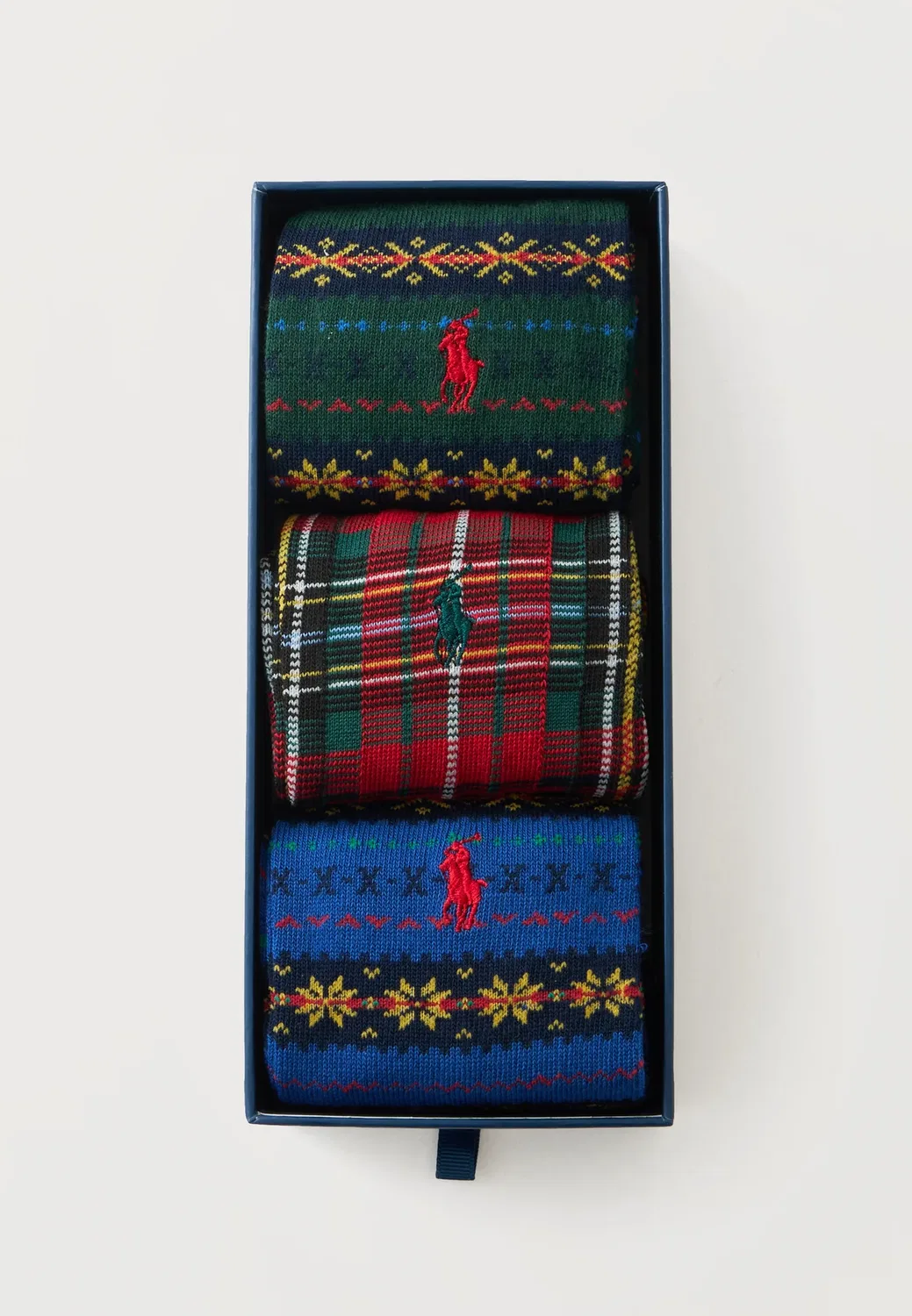 3 пары носков Polo Ralph Lauren, Black/Multi-Coloured — фото 2