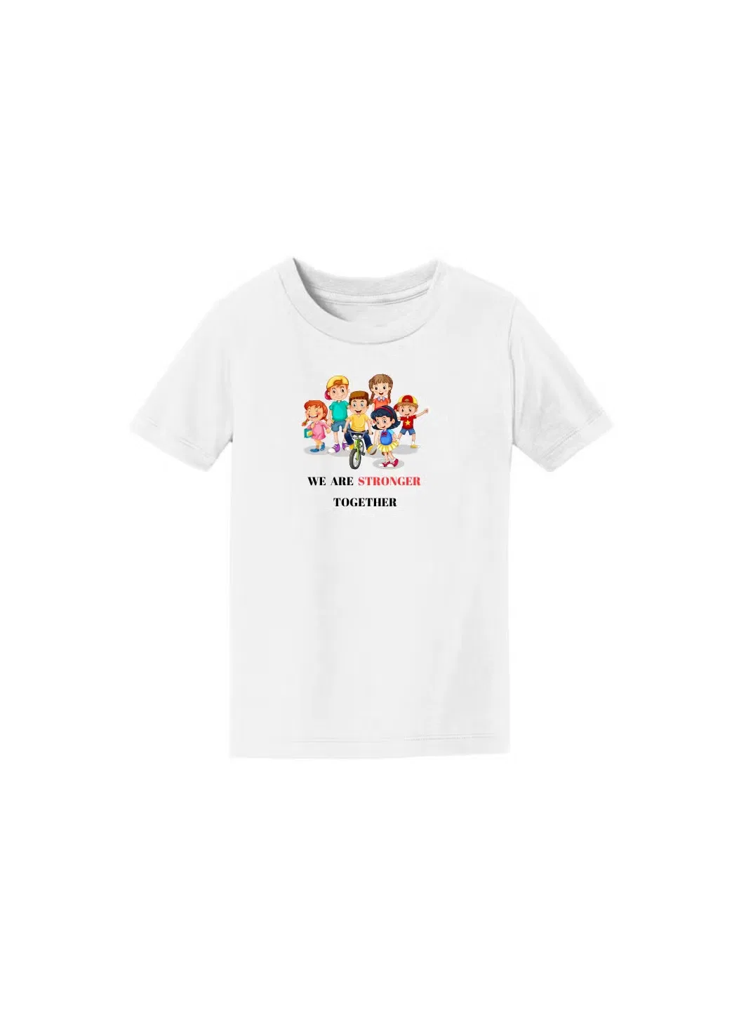 Футболка с принтом International Youth Day Printshop4Me, белый — фото 3