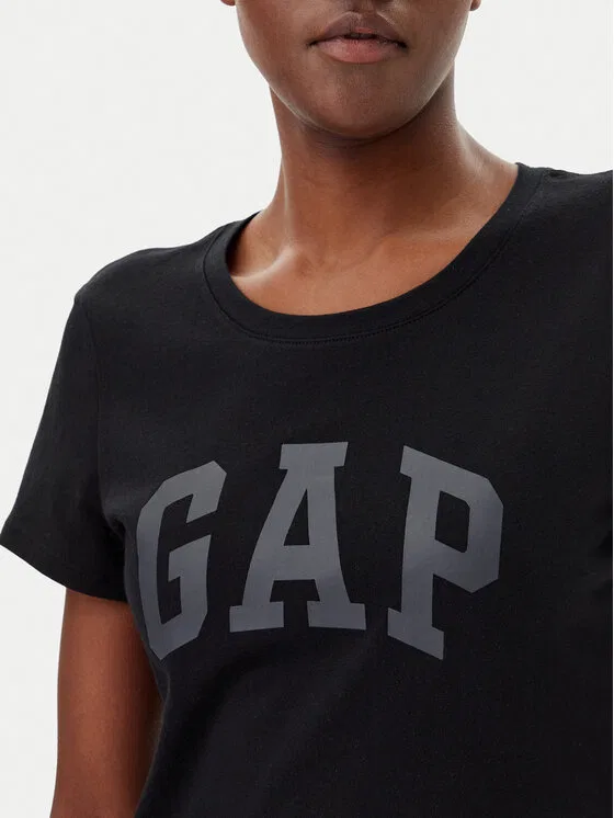 Футболка regular fit Gap, черный — фото 4