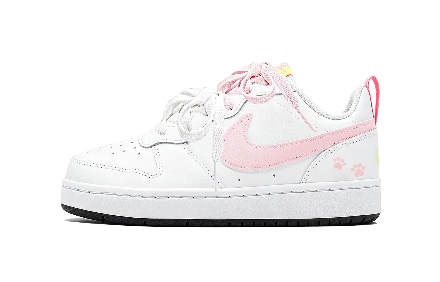 Детские кеды для мальчиков низкие Nike Court Borough, Pink White