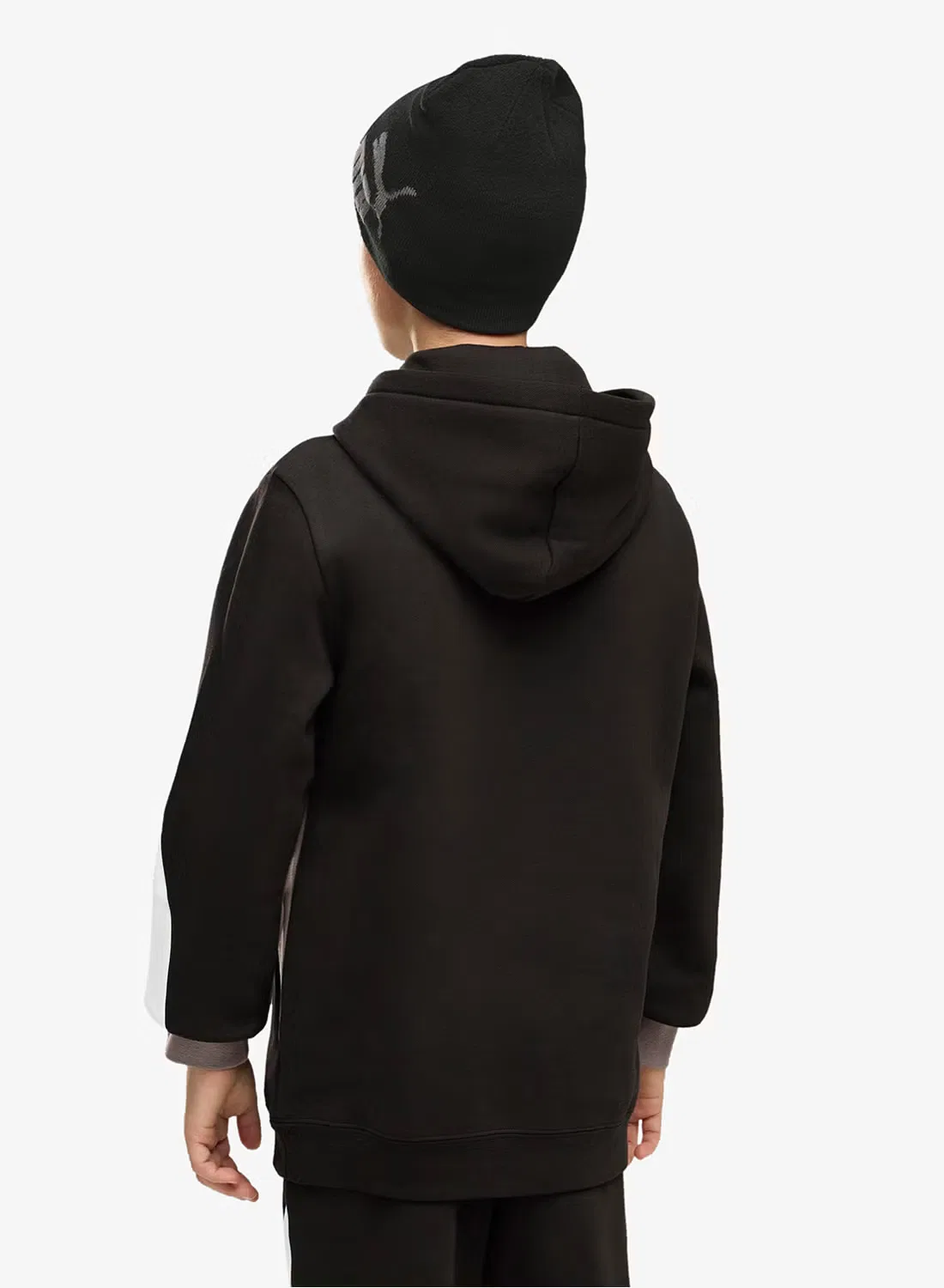 Худи с принтом Youth Essential Block Puma, черный — фото 2