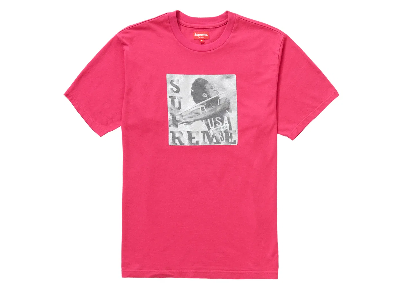 Мужская футболка Supreme Javelin Label, Fuchsia