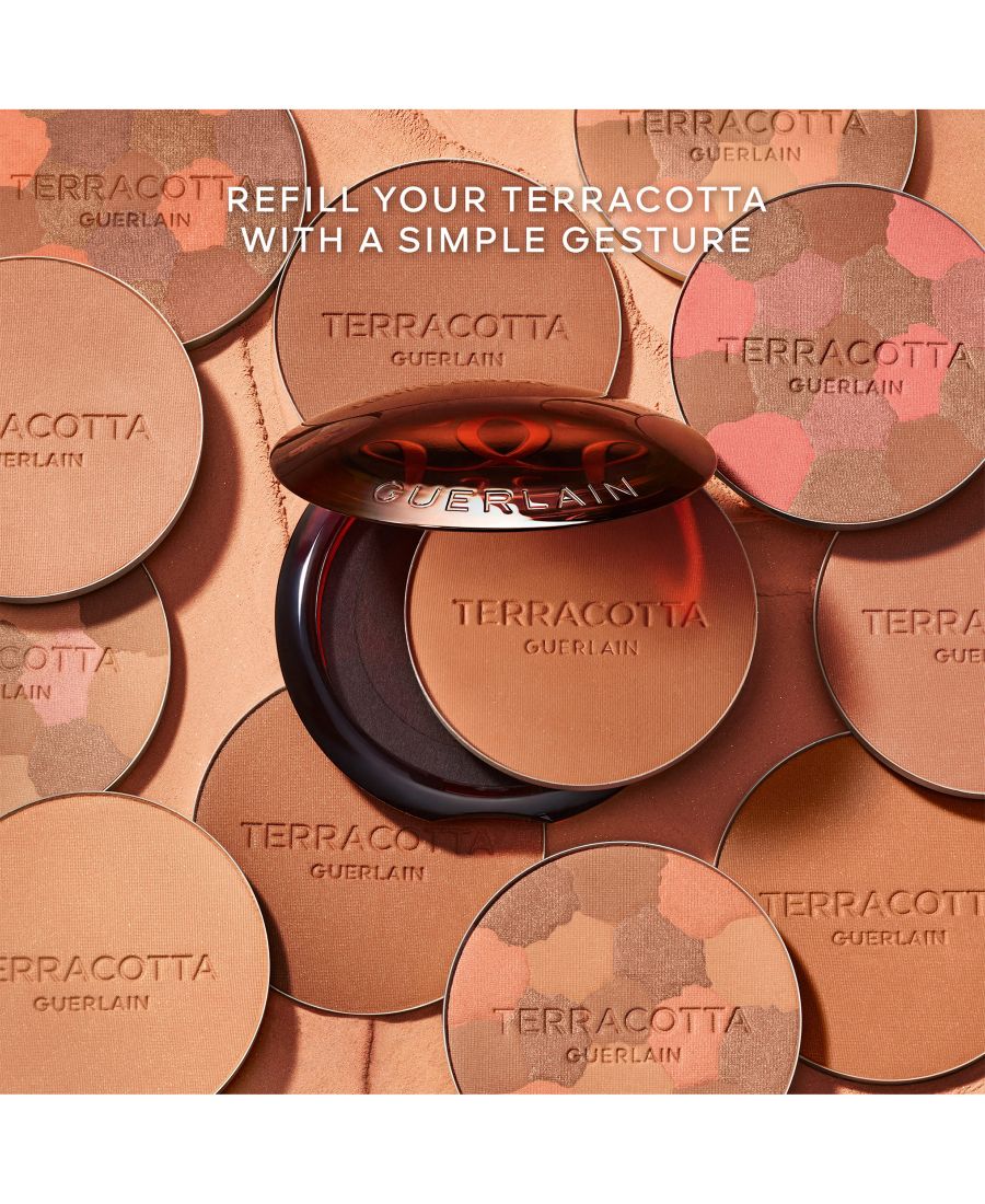 Сменный блок бронзера Terracotta Light Healthy Glow GUERLAIN, цвет deep cool — фото 3