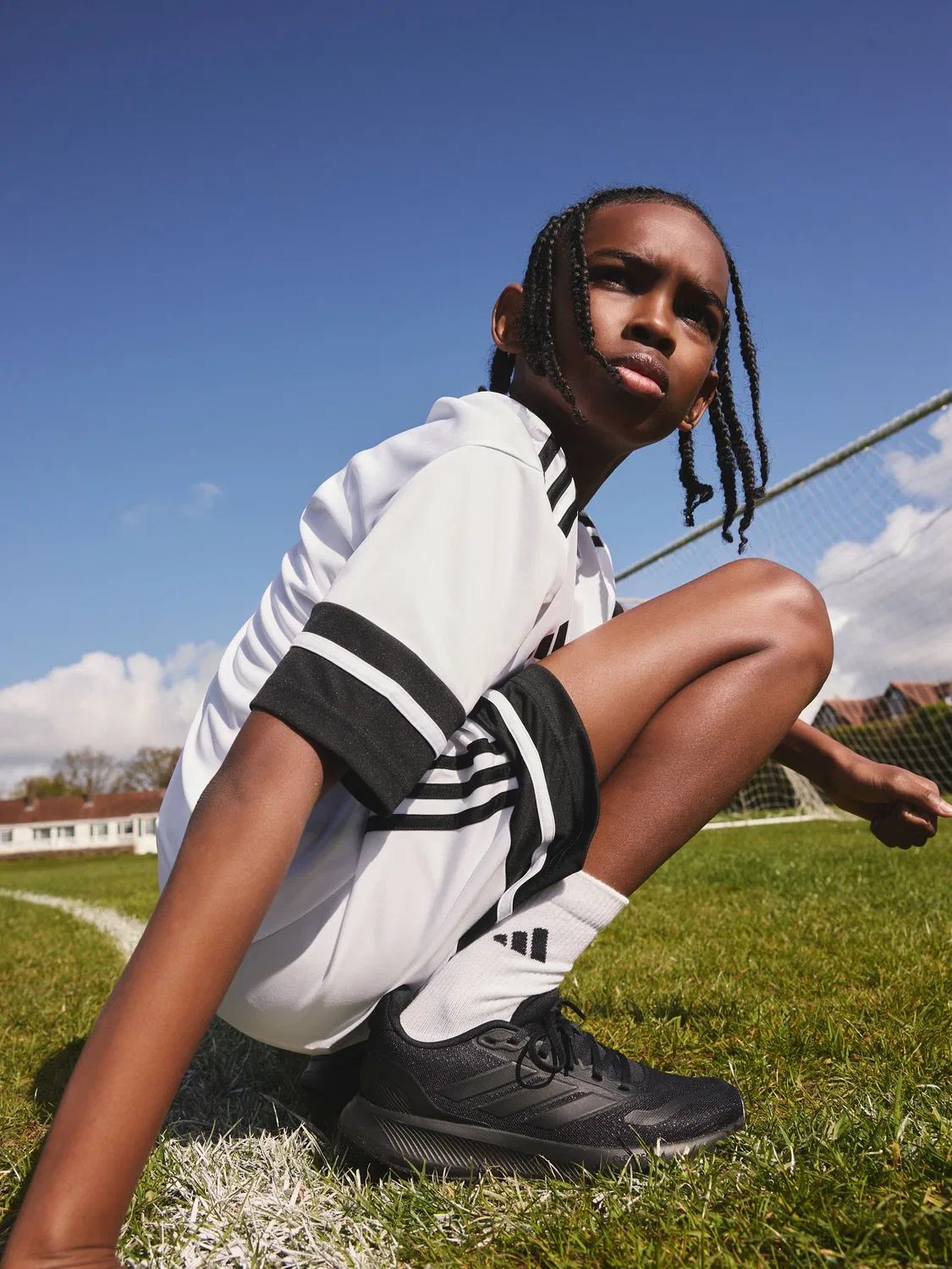 Футбольная джерси adidas Squadra 25, белый/черный — фото 2