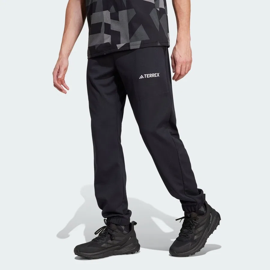 Брюки спортивные с утягивающим поясом Terrex Multi Knit adidas, Черный