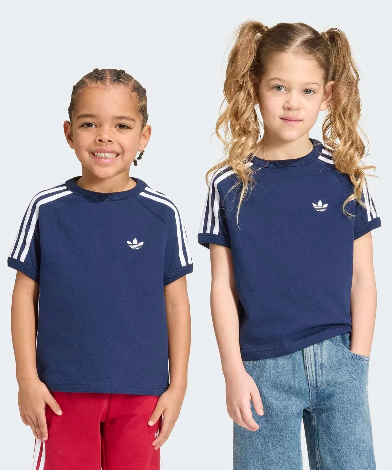 Детская футболка с длинным рукавомThree Stripes Adidas Originals, Blue
