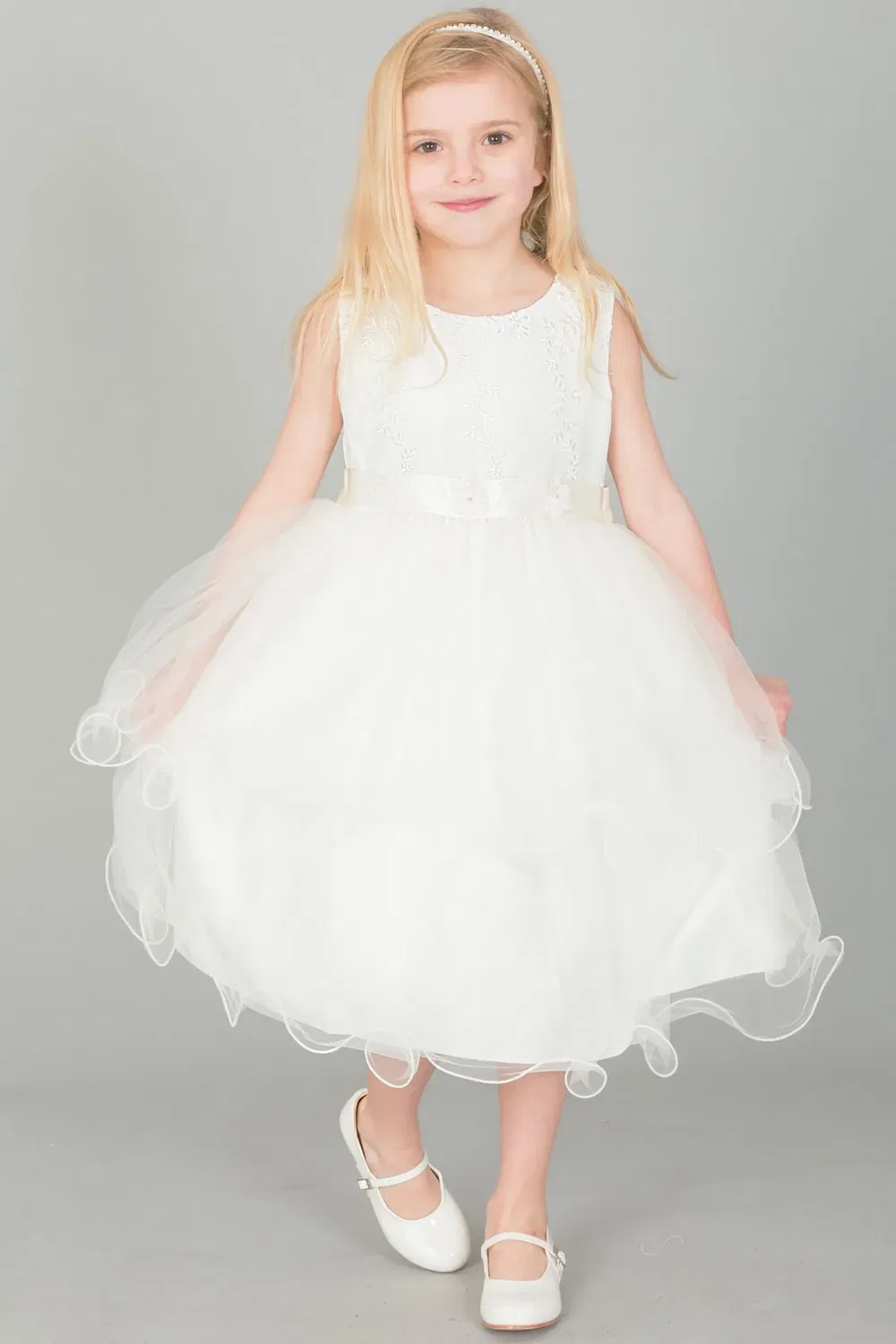 Платье Tiffany Uk Flower Girl Boutique, Ivory — фото 4