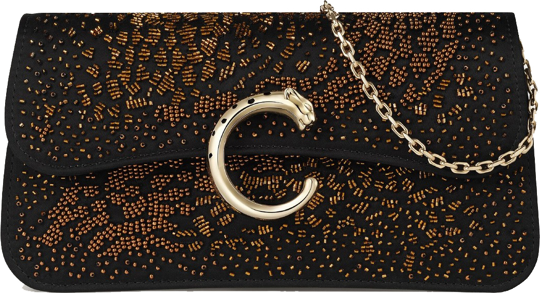 

Сумка Cartier Mini Panthère C, черный/бронзовый