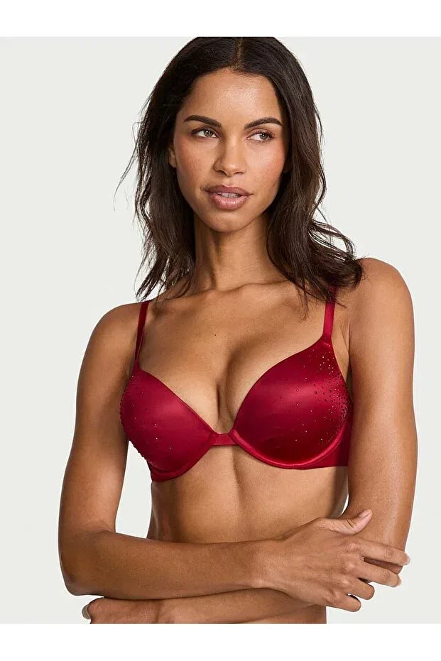 Женский бюстгальтер push-up с проволочной основой Victoria'S Secret, Bright Red
