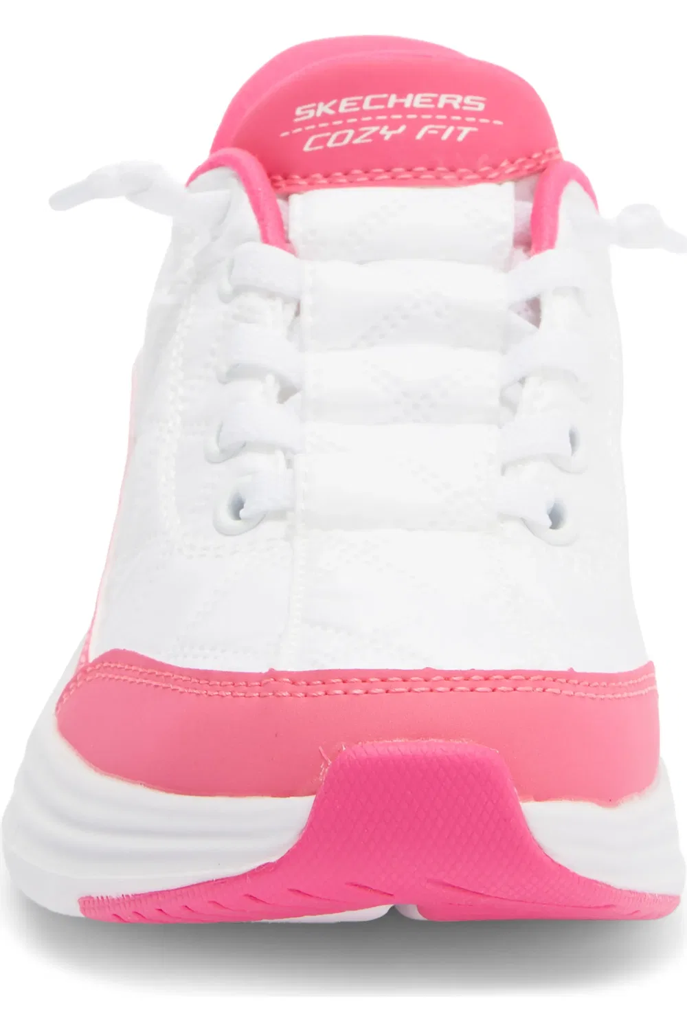 Кроссовки детские с контурной пеной Contour Foam SKECHERS, белый/розовый — фото 4