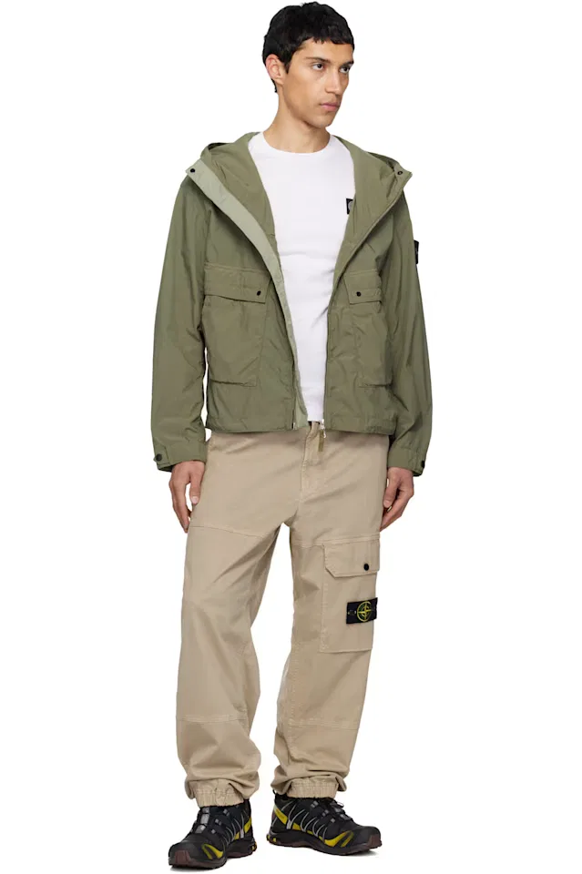 Белая футболка из хлопкового трикажа 2100031 60/2 Stone Island — фото 4