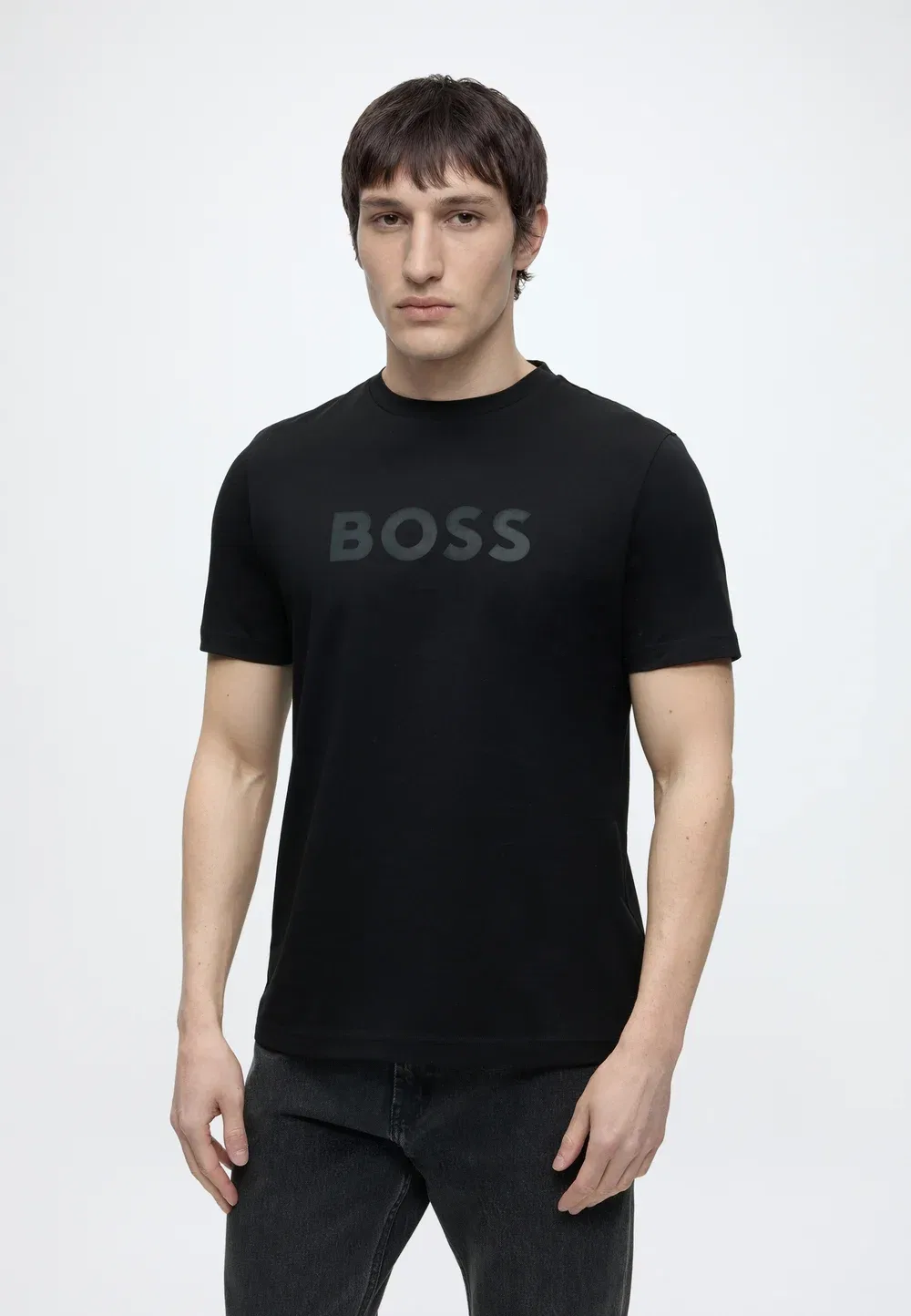 Te logo - базовая футболка Boss, Black