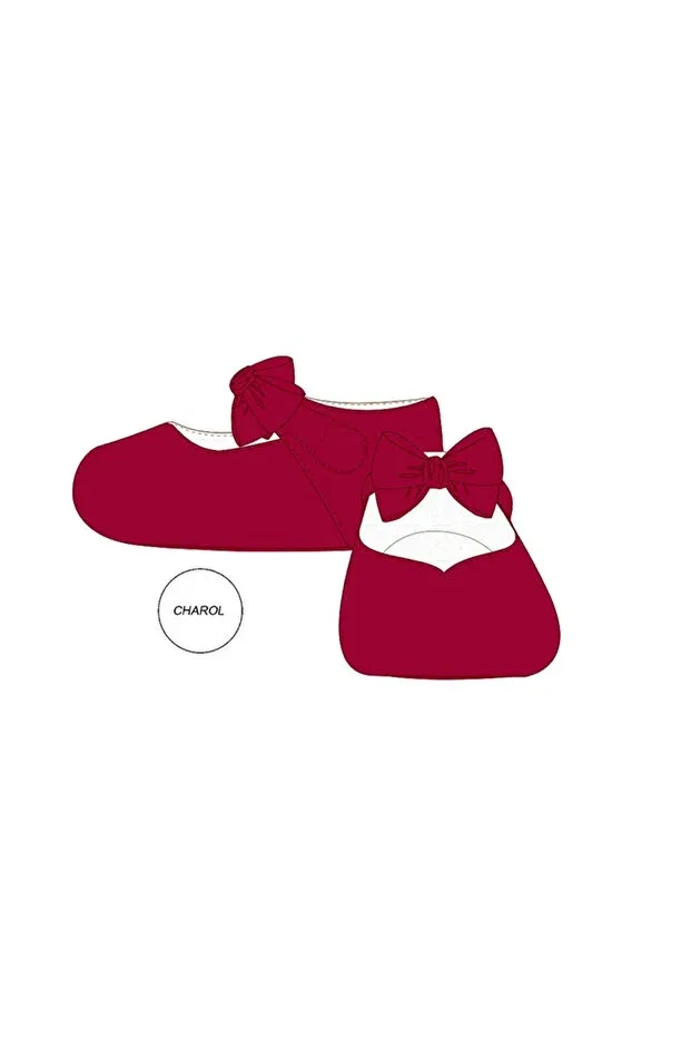 Детские пинетки для девочек с бантиком Winter baby girl bowknot shoes booties Mayoral, Red