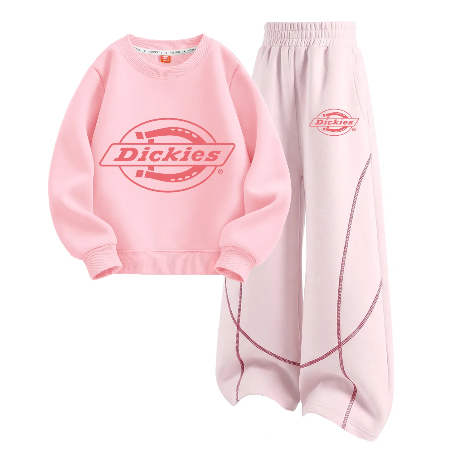 Детский спортивный комплект с принтом Surfing Day Retro Green+Surfing Day K White Heather Gray, Dickies — фото 3
