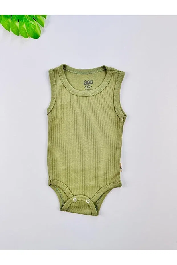 Детское боди для новорожденных без рукавов Efu Baby, Green