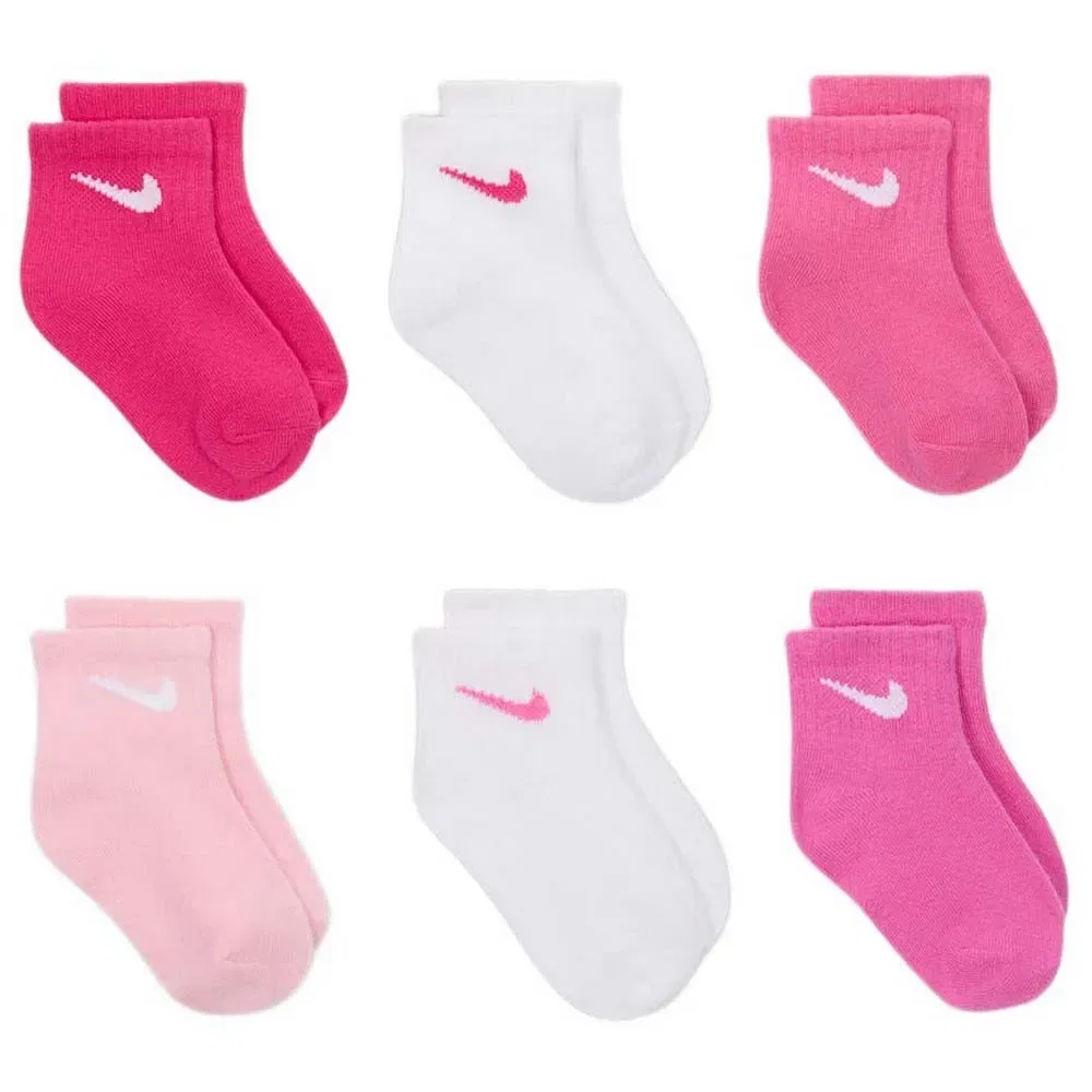 Носки Nike Swoosh Infant Ankle 6 пар, мультиколор