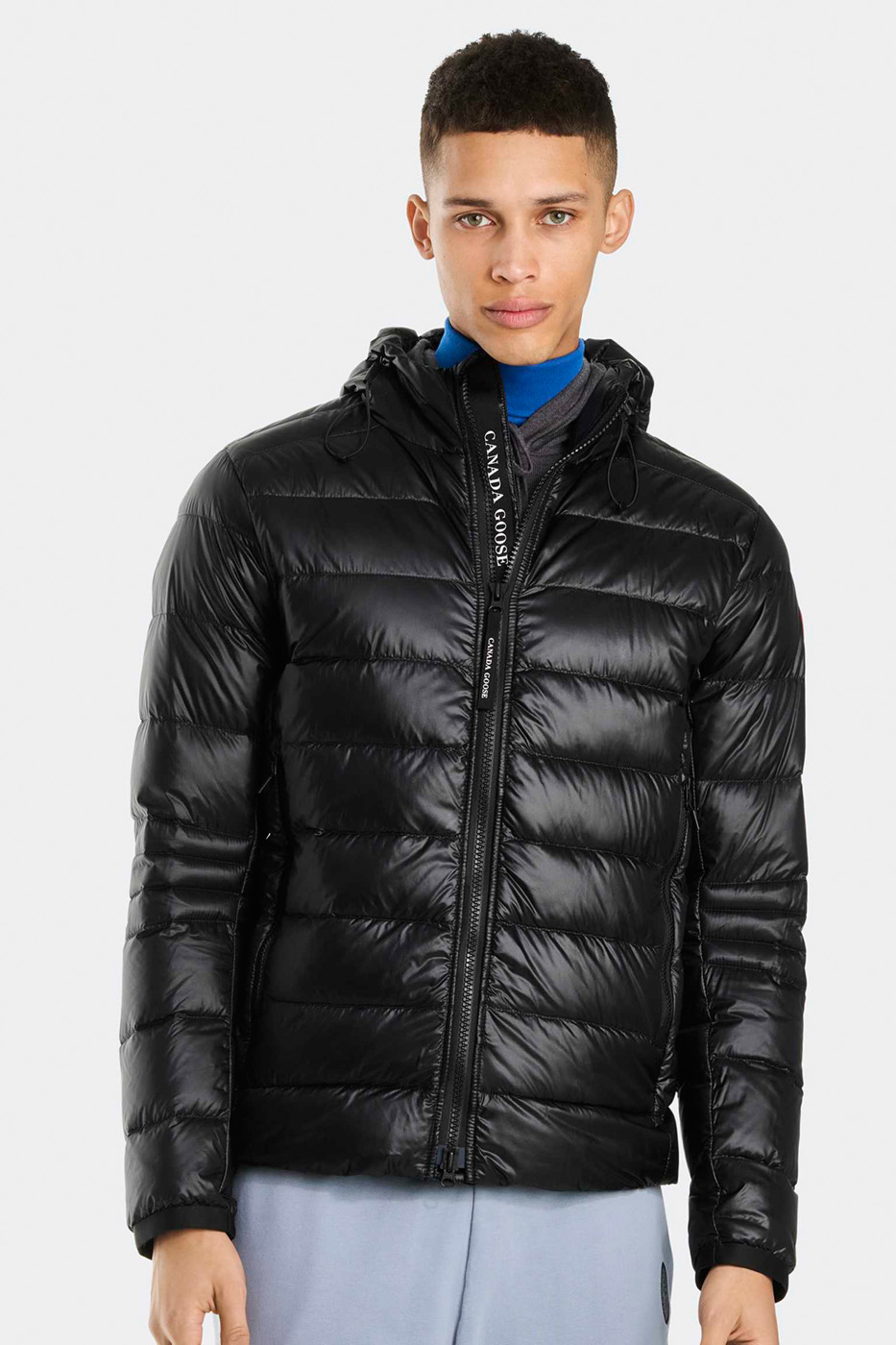 Пуховик Canada Goose Crofton, черный — фото 3