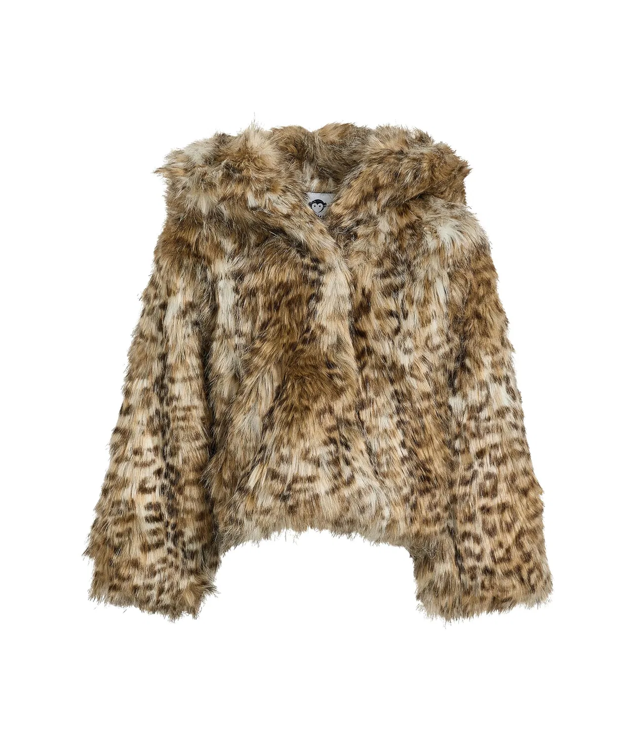 Пальто из искусственного меха Cleo Faux Fur Coat (для малышей, маленьких и больших детей) Appaman Kids, Leopard