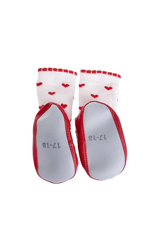 Детские носки для девочек с принтом Ebebek Hello Baby, Pink — фото 2