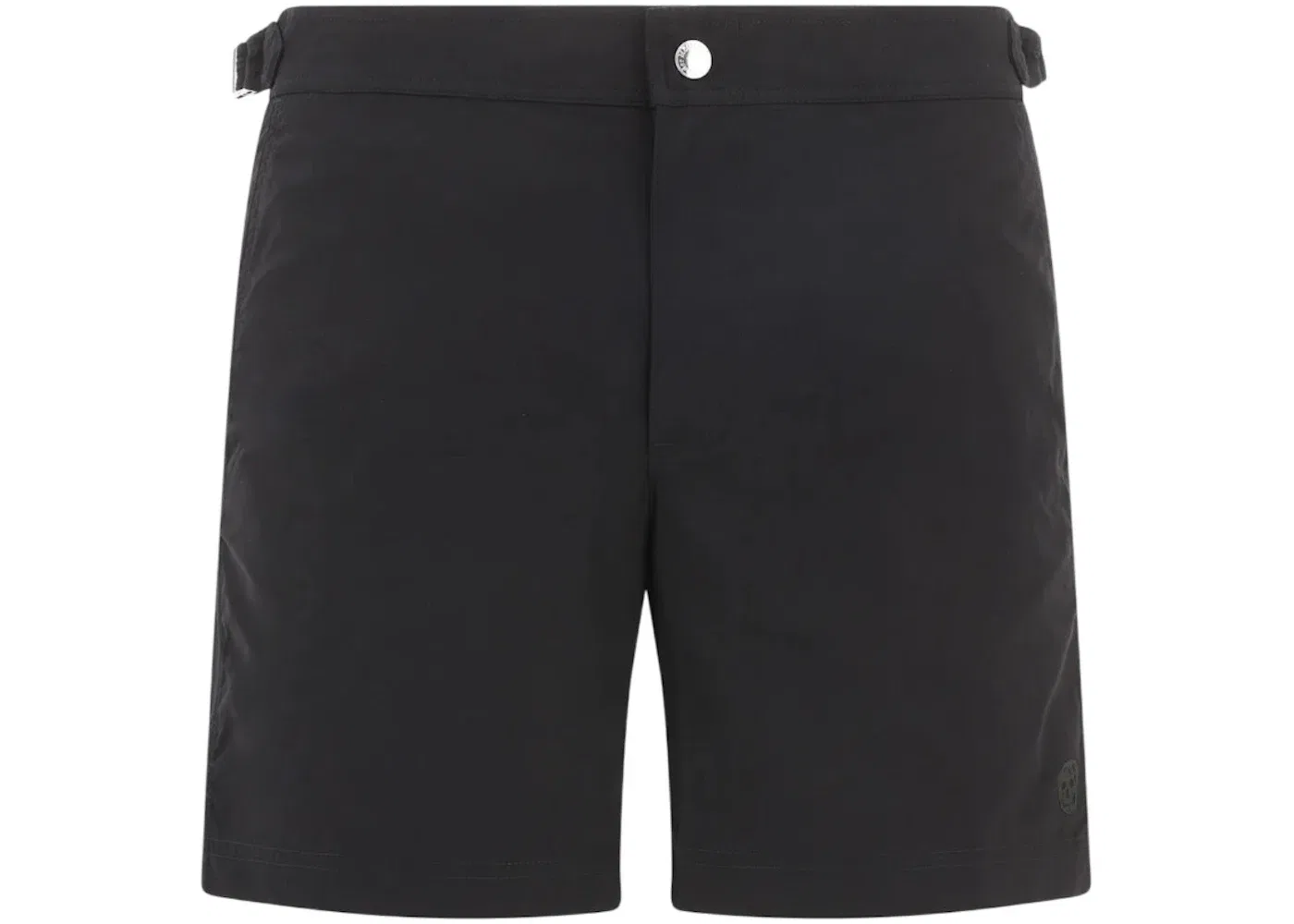 Мужские плавки с прямым низом и карманами Alexander McQueen, Black