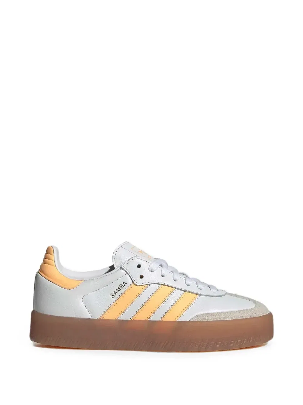 Кроссовки Samba со вставками Adidas Kids, белый