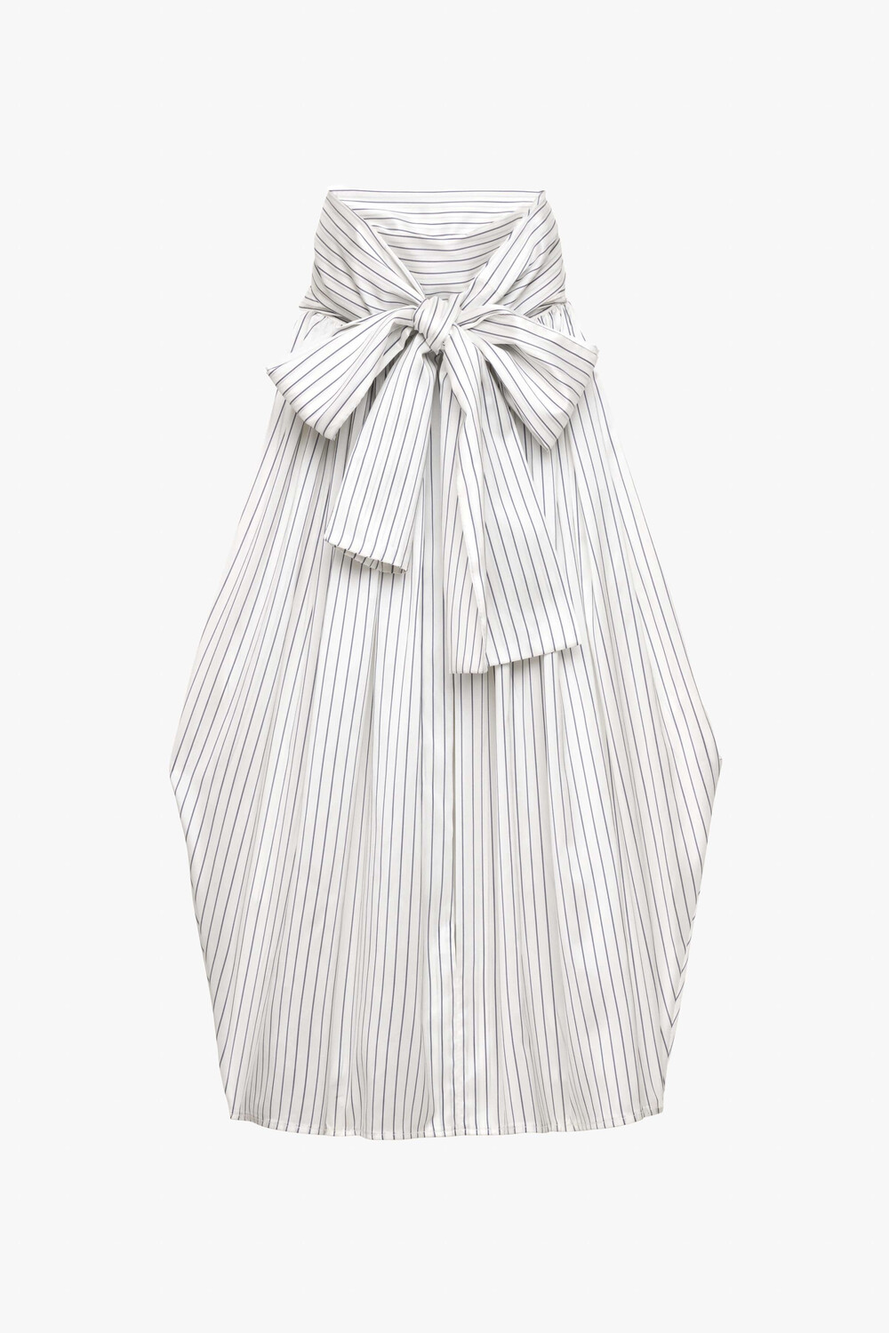 

Блузка Zara by Stefano Pilati Striped Halter Tie, белый/полосатый