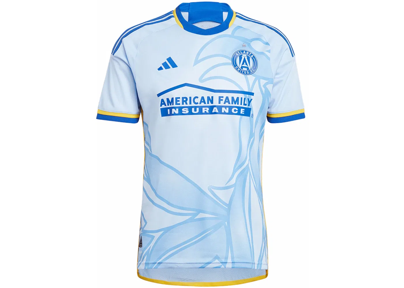 Мужская футбольная джерси с длинным рукавом Adidas, Glow Blue