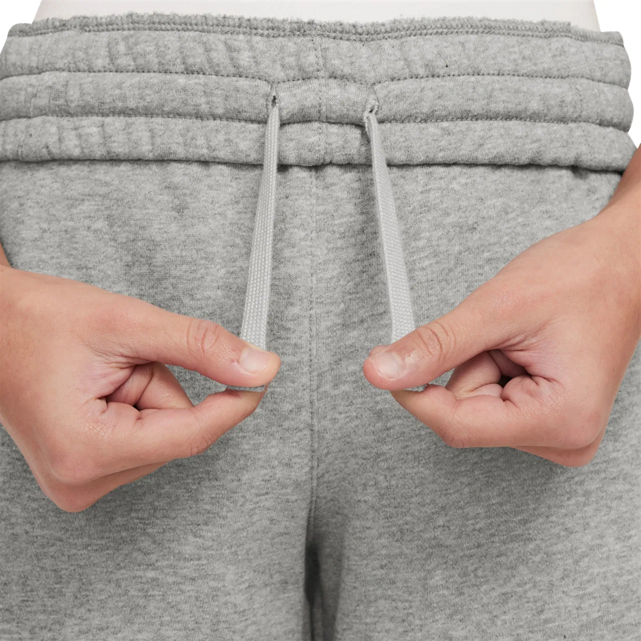 Шорты для мальчиков Club Fleece Nike, серый/белый — фото 4