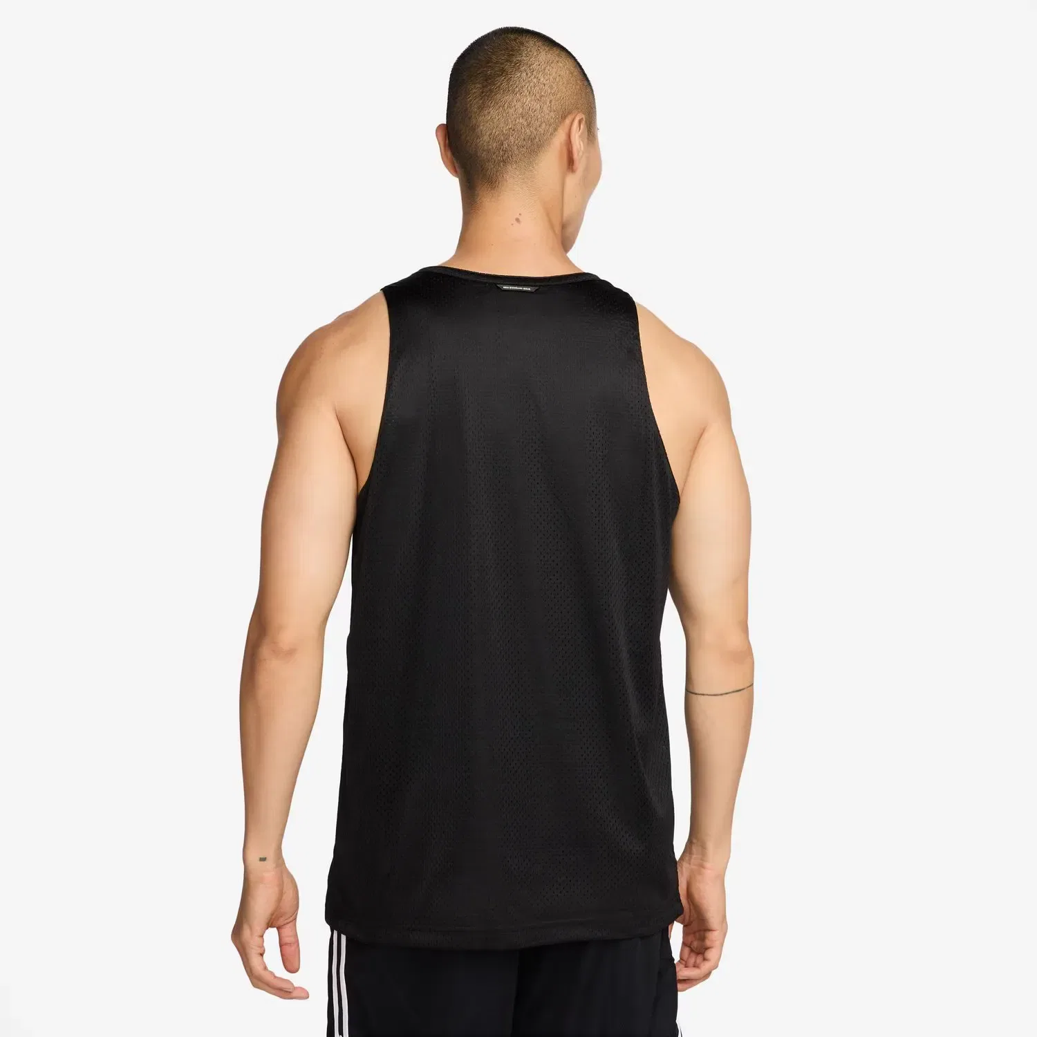 Мужская футболка из сетки Standard Issue Nike, Negro — фото 2