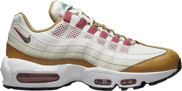 

Кроссовки Nike Wmns Air Max 95 'Powerwall - White Wheat', загар, Бежевый, Кроссовки Nike Wmns Air Max 95 'Powerwall - White Wheat', загар